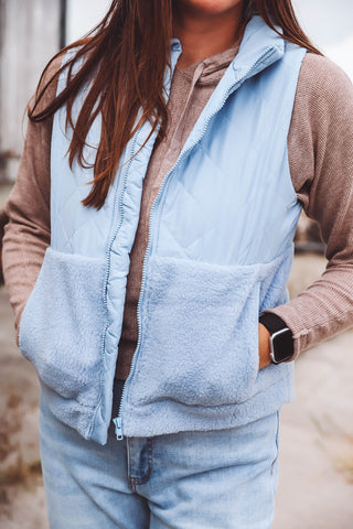 Kasey Vest-Chambray