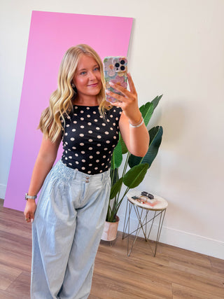 Kendall Polka Dot Top
