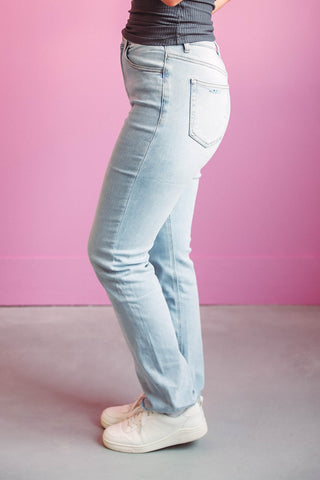 Wren High Rise 90's Straight Leg Denim