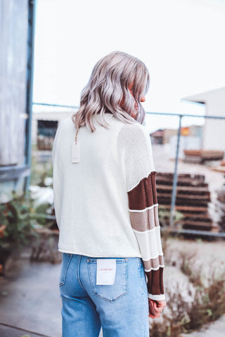 Hope Sweater-Ivory/Mocha