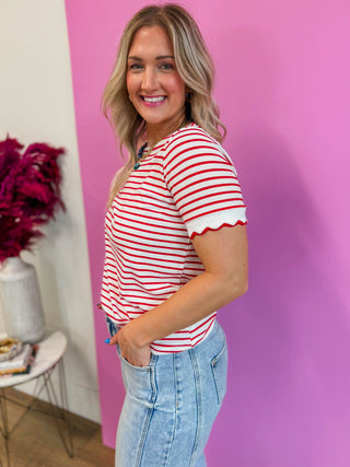 Sammie Striped Top