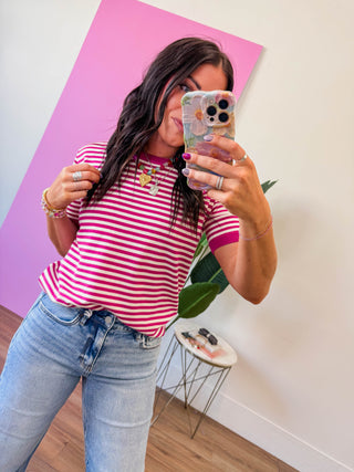Baylee Striped Knit Top