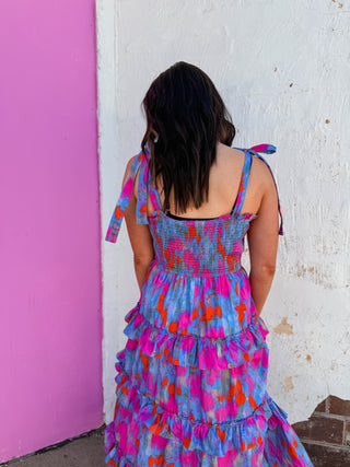 Monet Floral Maxi Dress