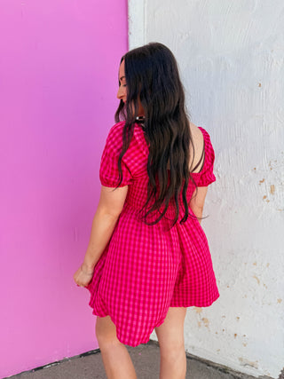 Pick Me Gingham Romper