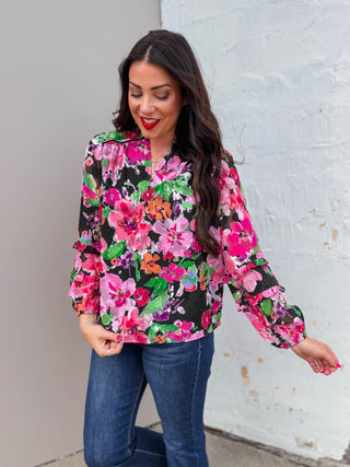 Becca Floral Top
