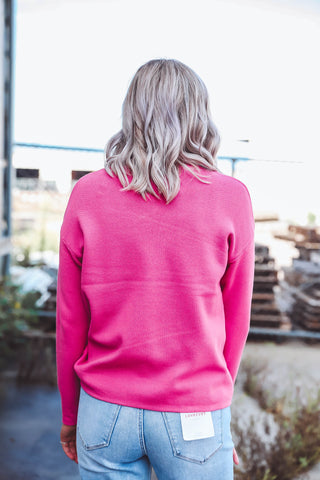 Angela Sweater-Hot Pink