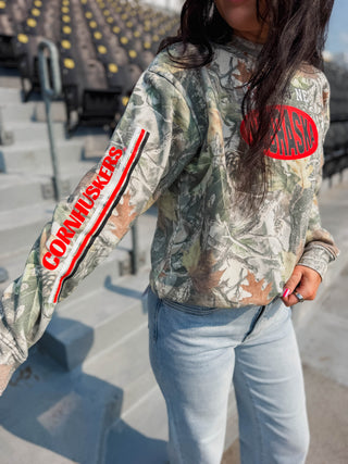 Nebraska Icons Camo Crew