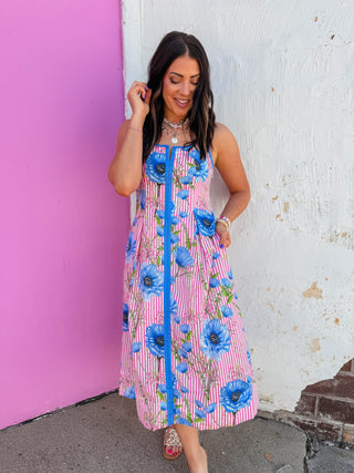 Jordynn Floral Midi Dress