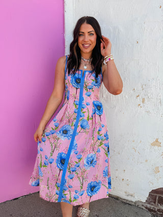 Jordynn Floral Midi Dress