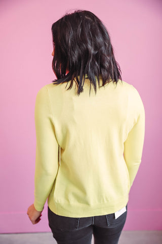 Kay Cardigan-Lemon Yellow