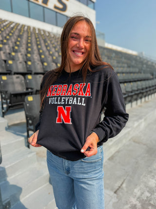 Nebraska Volleyball Crewneck