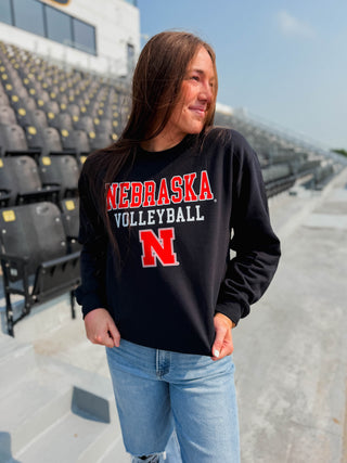 Nebraska Volleyball Crewneck