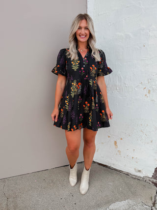 Lea Floral Mini Dress