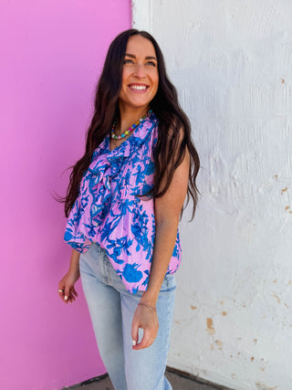 Rachel Floral Tank
