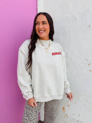 Nebraska Embroidered Mock Neck