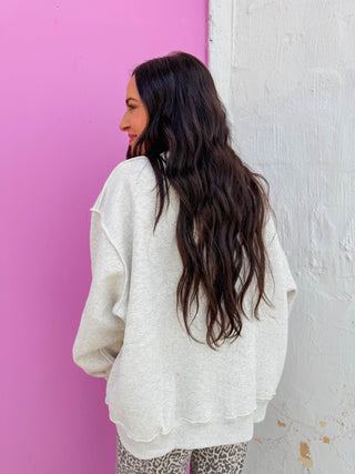 Nebraska Embroidered Mock Neck