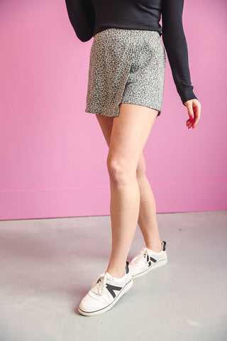 Elle Leopard Skort