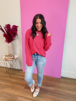 It Girl Striped Long Sleeve