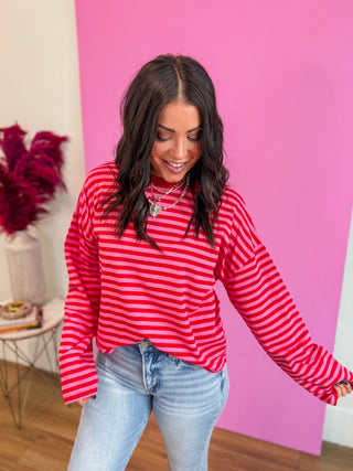 It Girl Striped Long Sleeve