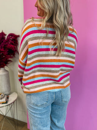 Everyday Cool Striped Cardigan