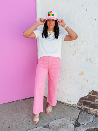On Repeat Tee-Ivory