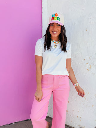 On Repeat Tee-Ivory