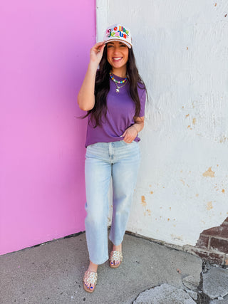On Repeat Tee-Dusty Plum