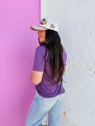 On Repeat Tee-Dusty Plum