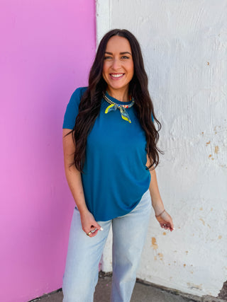 On Repeat Tee-Teal