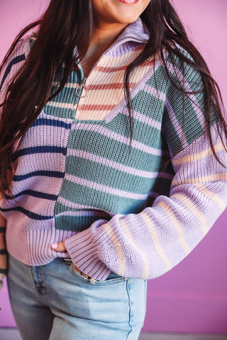 Sammy Color Block Sweater