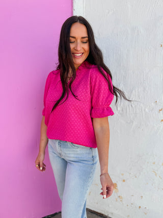 Susannah Top-Fuchsia