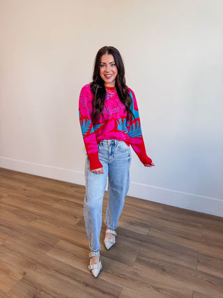 Zinnia Floral Sweater