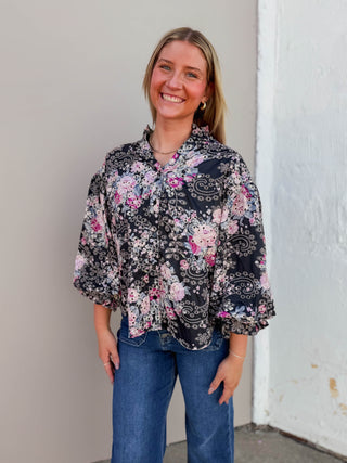 Sarah Floral Top