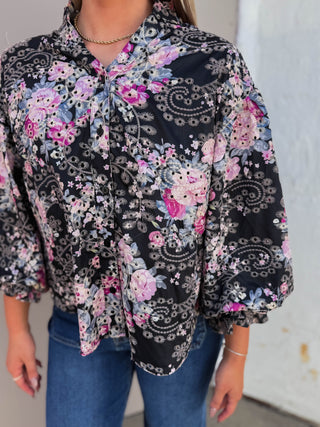 Sarah Floral Top