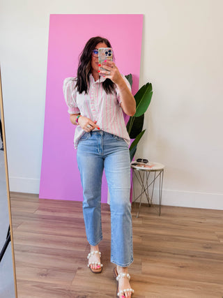 Traci Striped Top