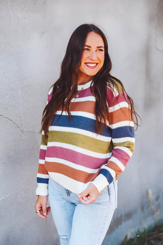 Lilly Color Block Sweater