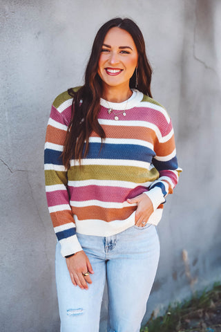 Lilly Color Block Sweater