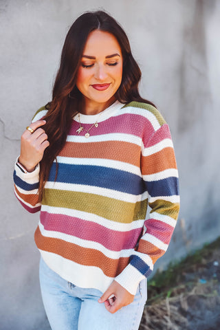 Lilly Color Block Sweater