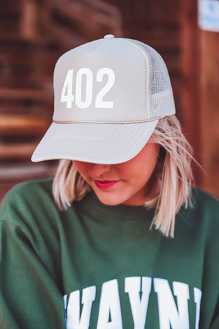 402 Trucker Hat-Khaki