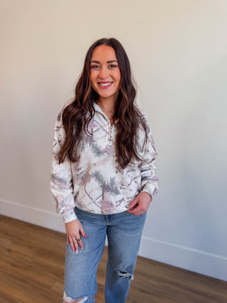 Jayce Camo Quarter Zip