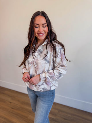 Jayce Camo Quarter Zip