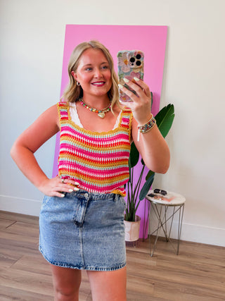 Sunset Dreams Knit Tank