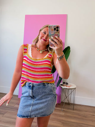 Sunset Dreams Knit Tank