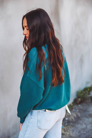 Tessa Sweater-Teal