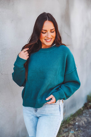 Tessa Sweater-Teal