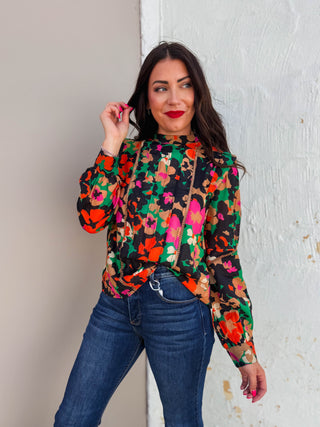 Rena Floral Top