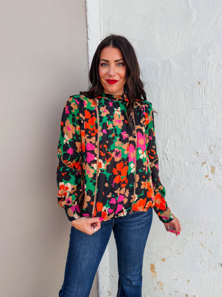 Rena Floral Top