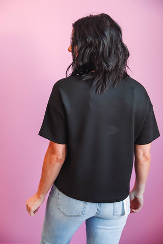 Corrie Tee-Black-Thread & Supply