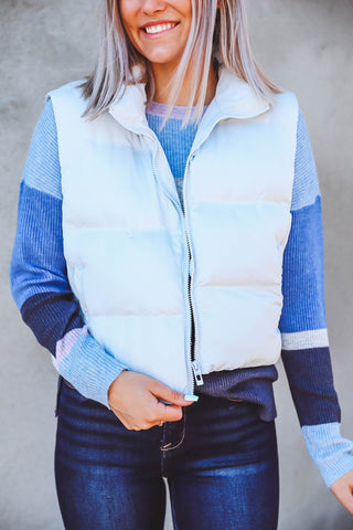 Issey Vest-Blue Bliss-Thread & Supply