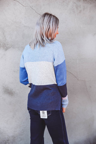 Ally Color Block Sweater